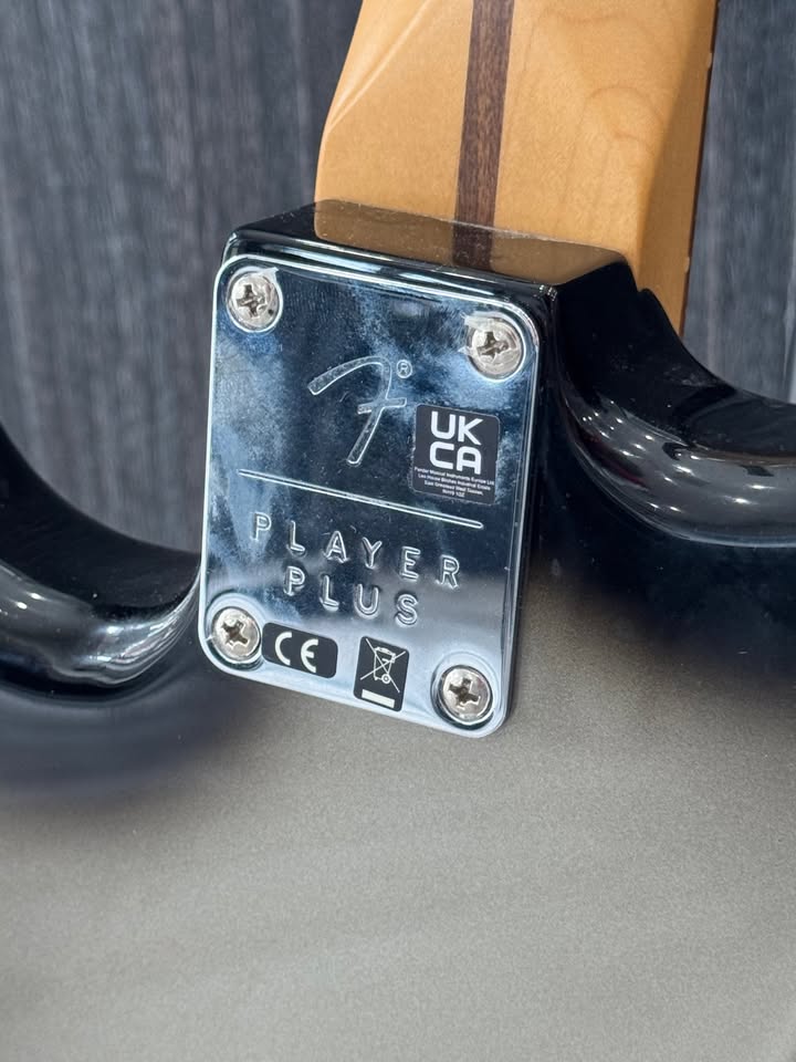 Fender Player Plus Stratocaster HSS Plus Top Silverburst Electric Guitar