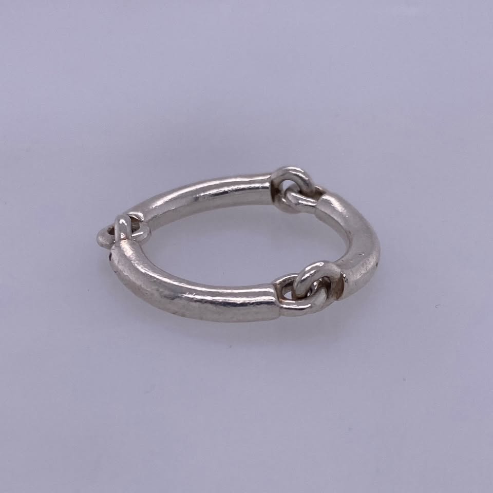 925 Sterling Silver 3 Link Custom Ring