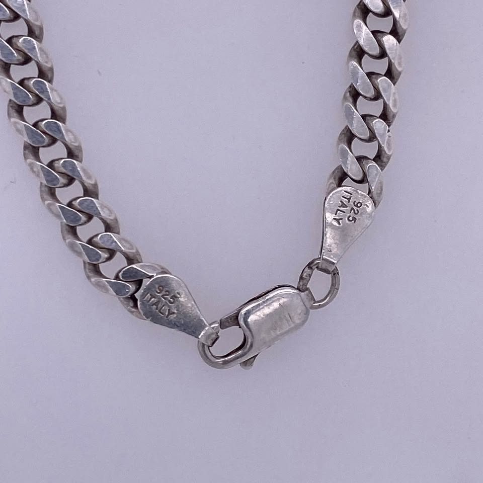 925 Sterling Silver Cuban Link Necklace