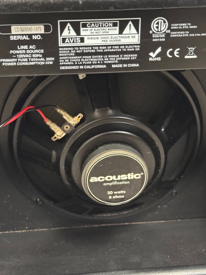 Acoustic Lead Guitar Series G20 20W 1x10 Guitar Combo Amp