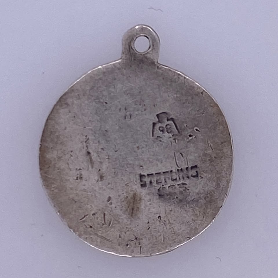 925 Sterling Silver Ancient Greek Charm