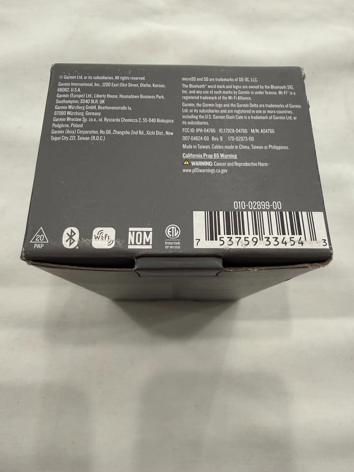 Garmin Dash Cam Mini 3- Open Box, Never Used