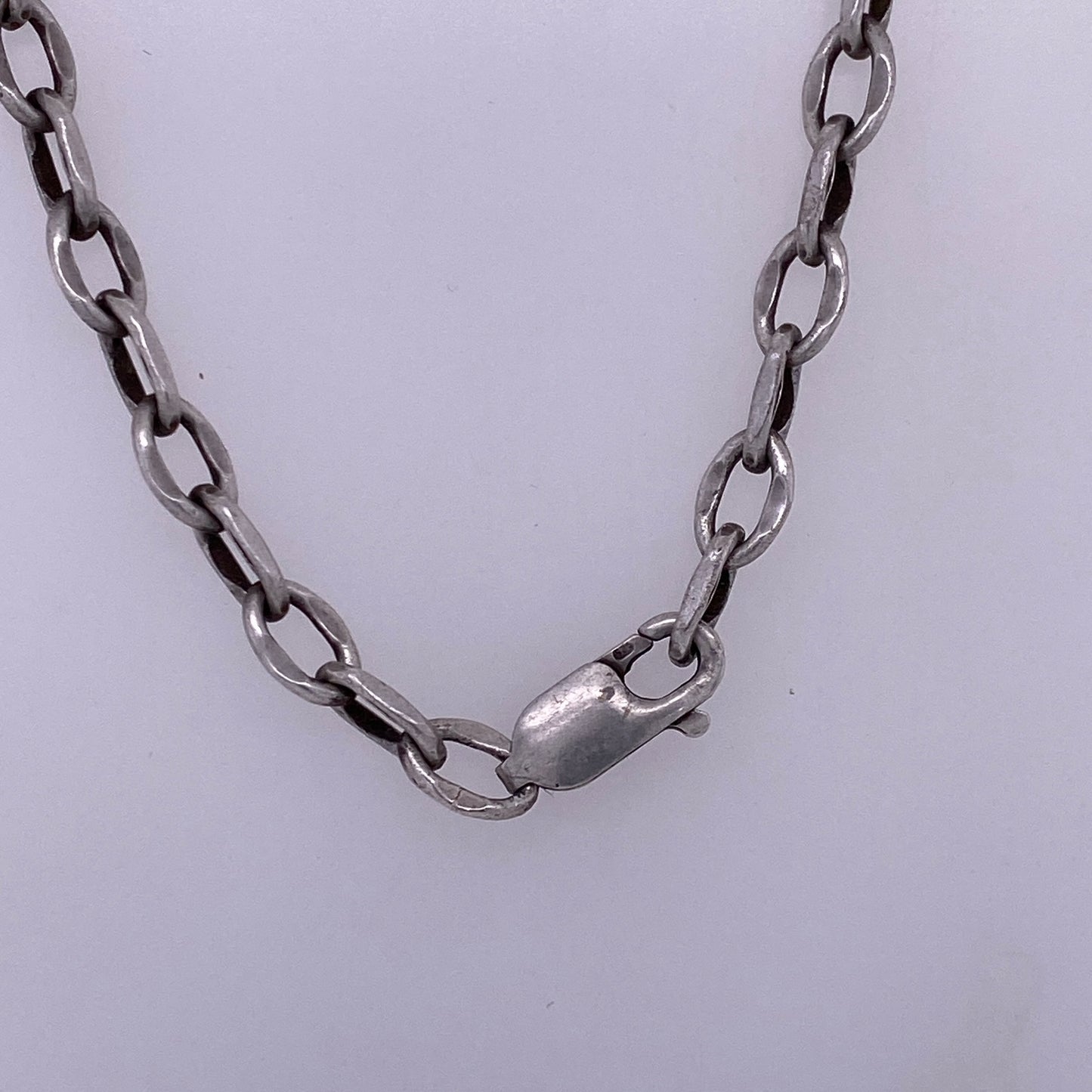 925 Sterling Silver Rolo Link Necklace
