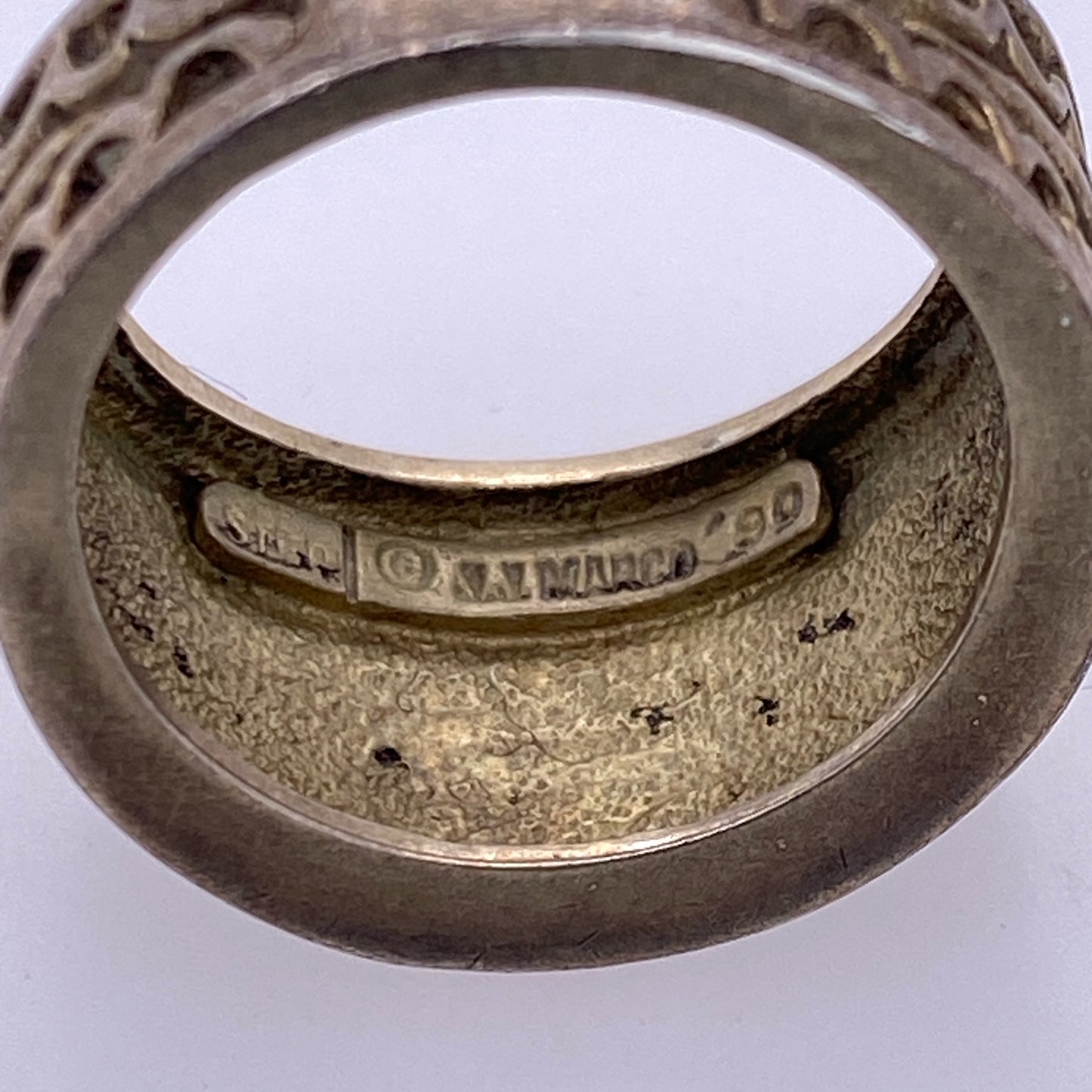 925 Sterling Silver Unisex Statement Ring