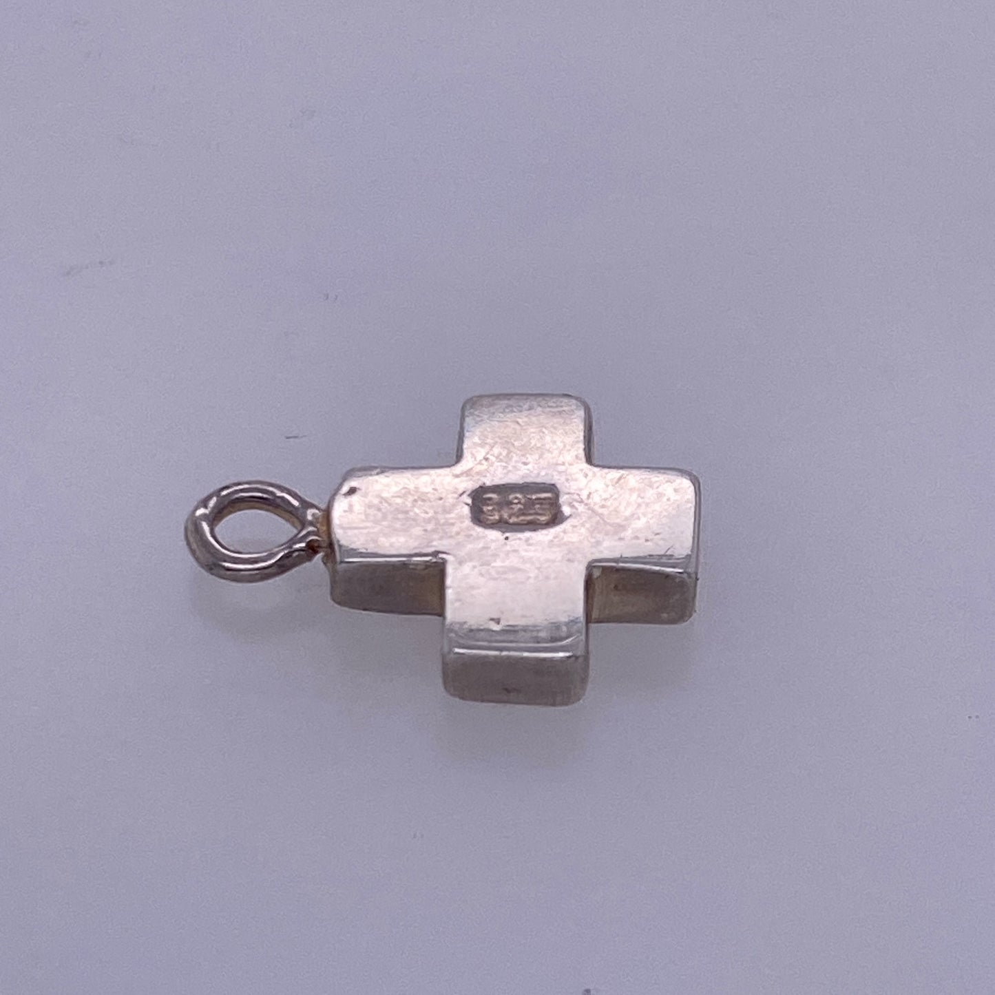925 Sterling Silver Mini Plus Sign Charm