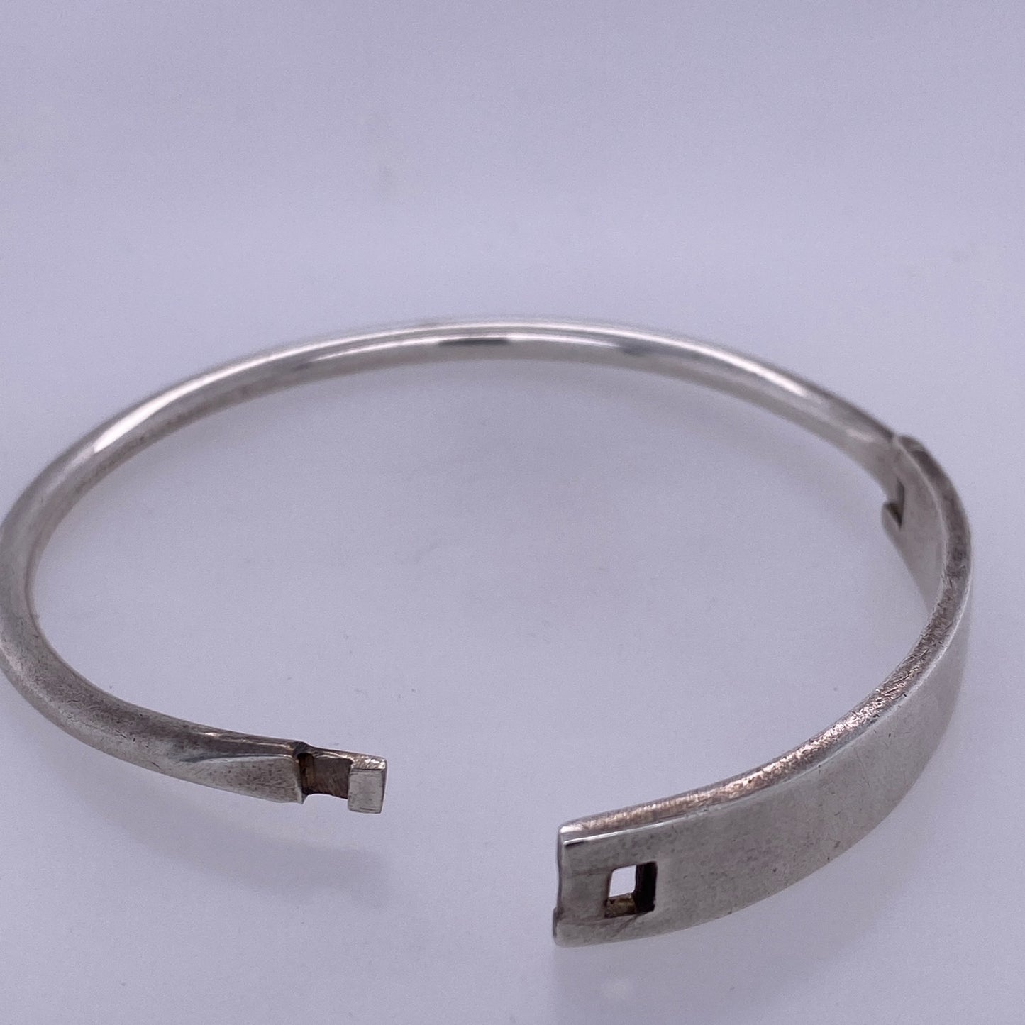 925 Sterling Silver Bangle ID Bracelet