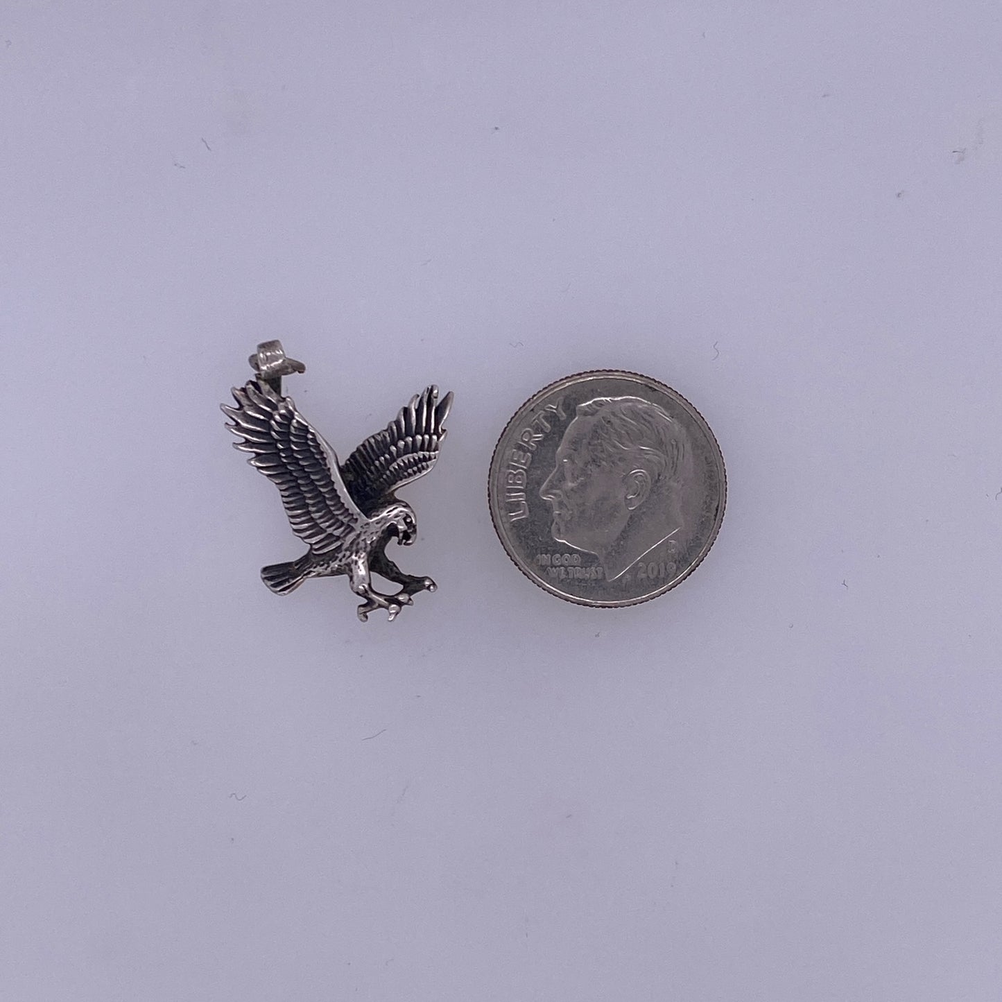 925 Sterling Silver Eagle Charm