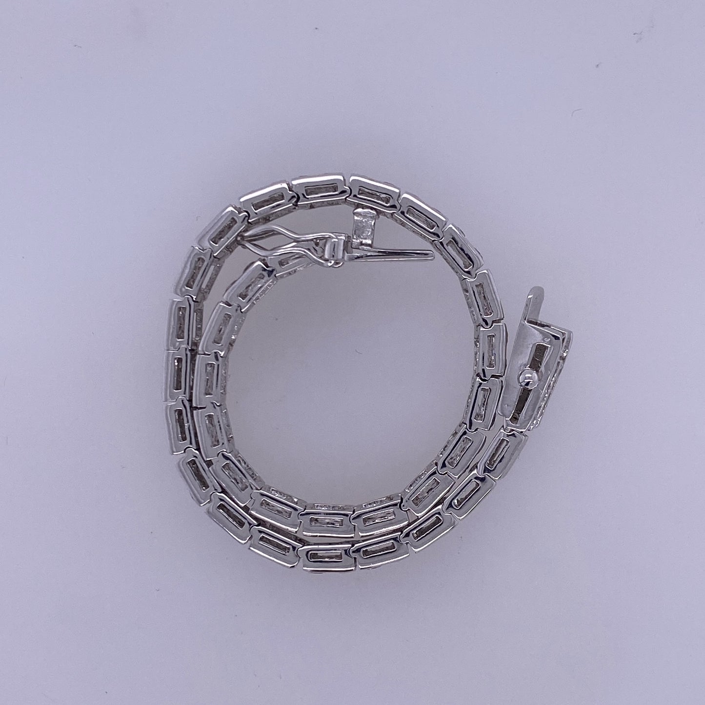 925 Sterling Silver Bracelet With CZ Stones