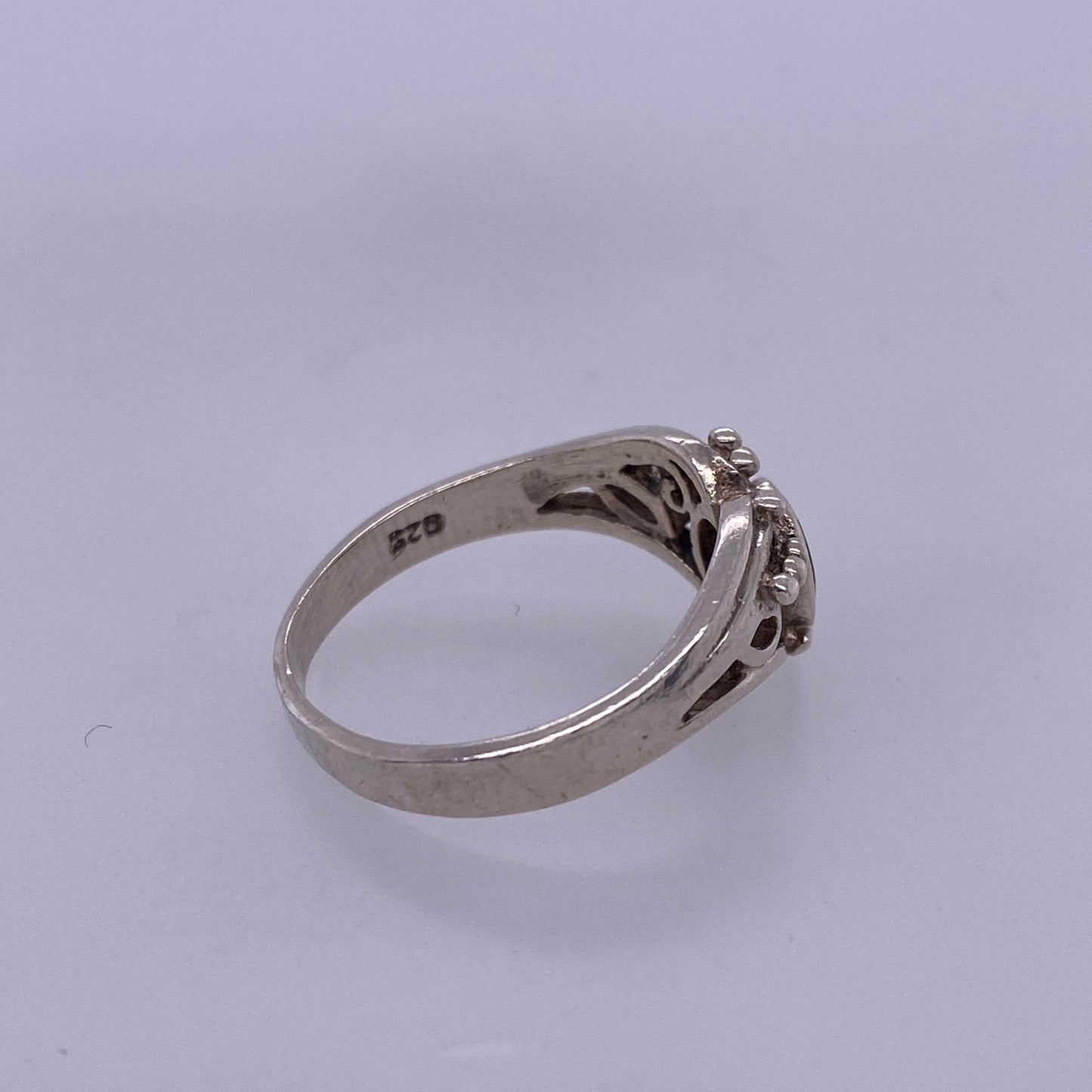 925 Sterling Silver Ring With Blue Stone