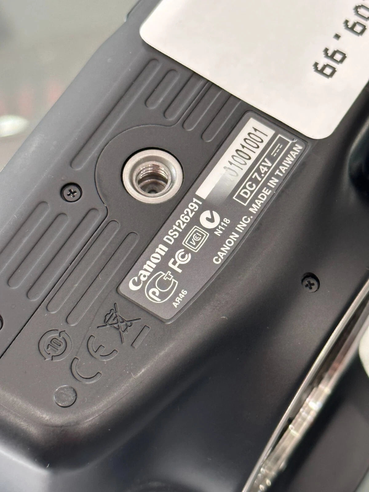 Canon EOS Digital SLR Rebel T3 DS126291 Camera, Body Only