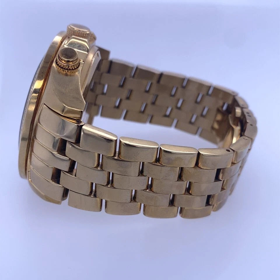 Techno Com Gold Plated Chornograpgh Men's Wrist Watch