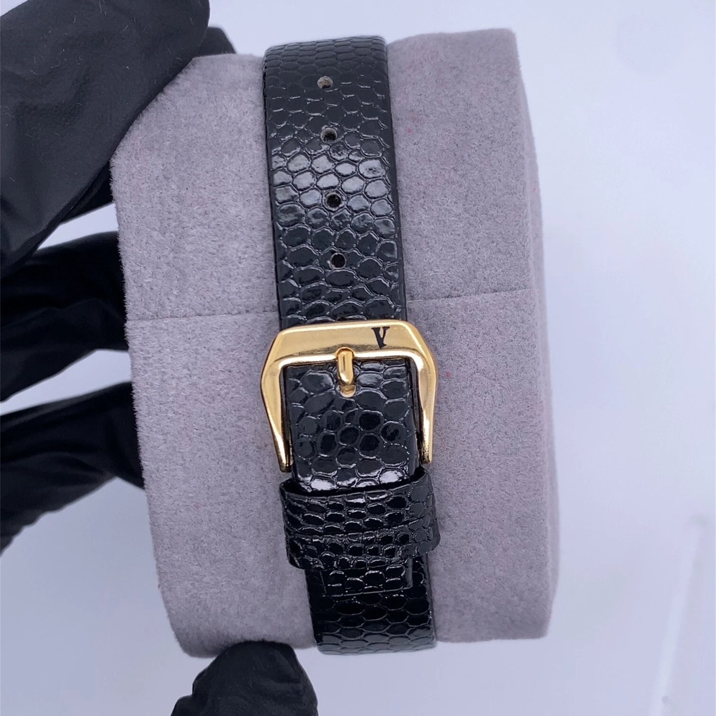 Valentino Roberto Quartz Vintage 1980s Gold Plated Watch