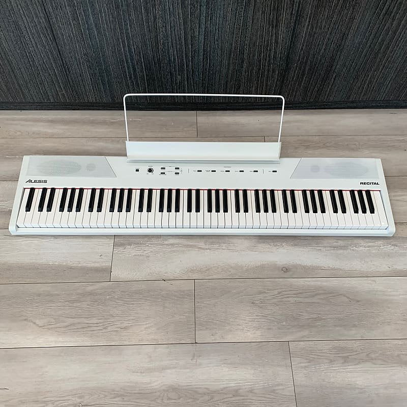 Alesis Recital 88-Key Digital Piano 2010s - WHITE