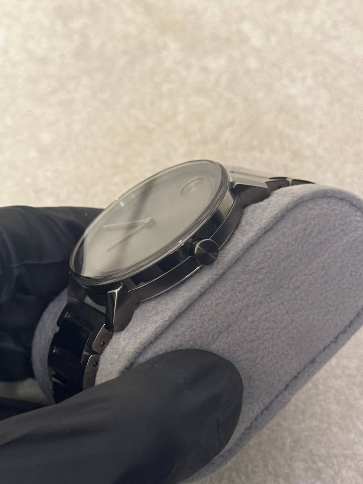 Movado Unisex Swiss Bold Large Black Polymer Bracelet Watch
