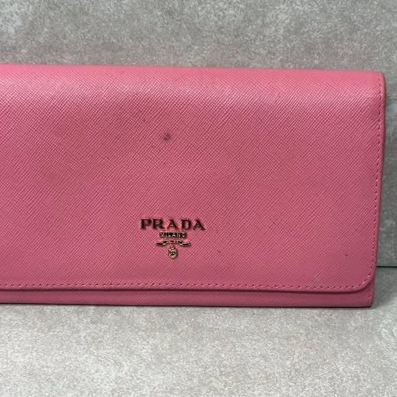 Prada Saffiano Lux Leather Continental Wallet