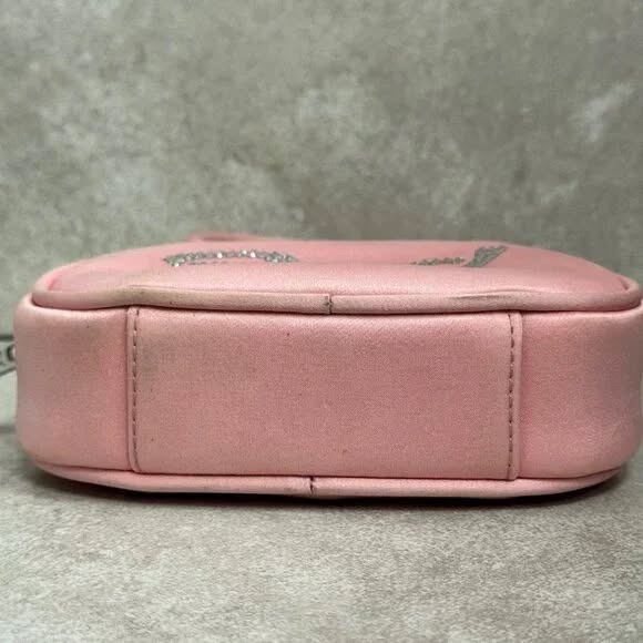 Amina Muaddi Super Amini Baddie Mini Bag - Pink