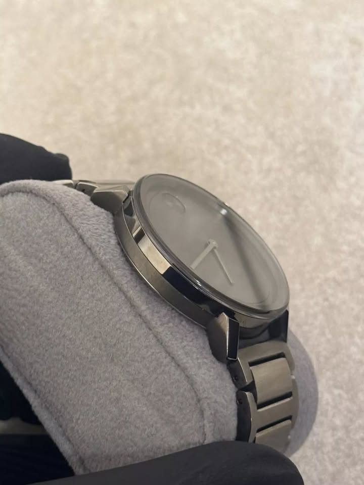 Movado Unisex Swiss Bold Large Black Polymer Bracelet Watch