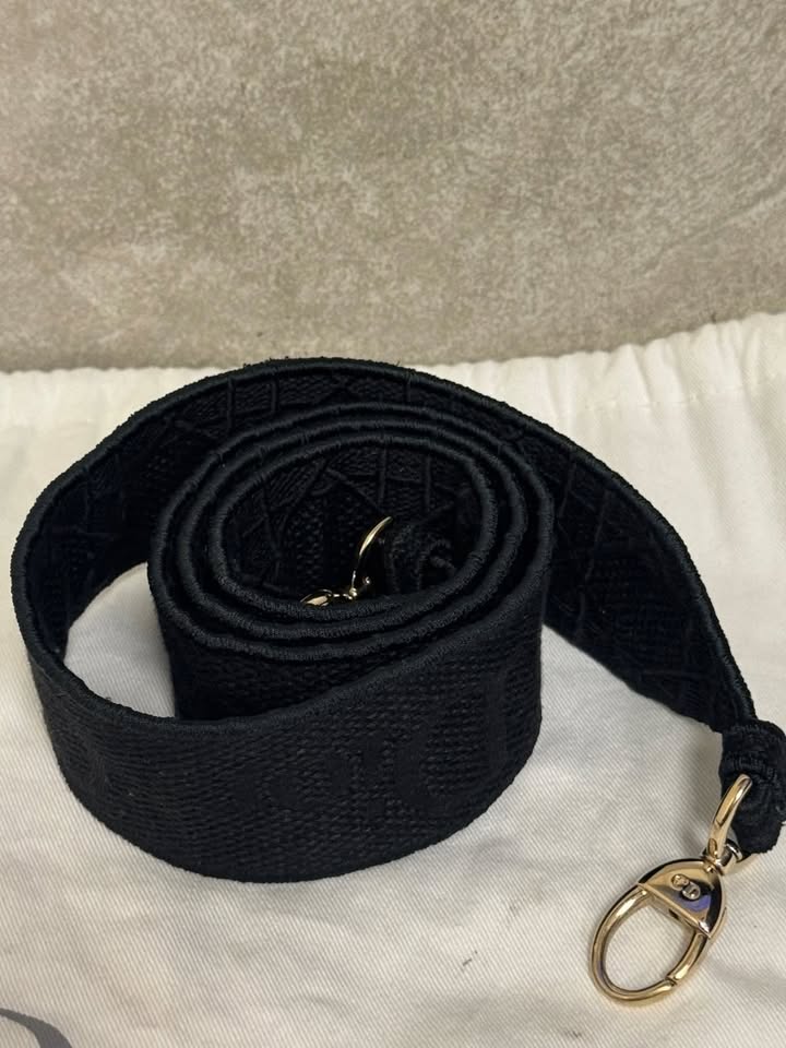 Christian Dior Lady D-Lite Bag Cannage Embroidered Canvas Medium