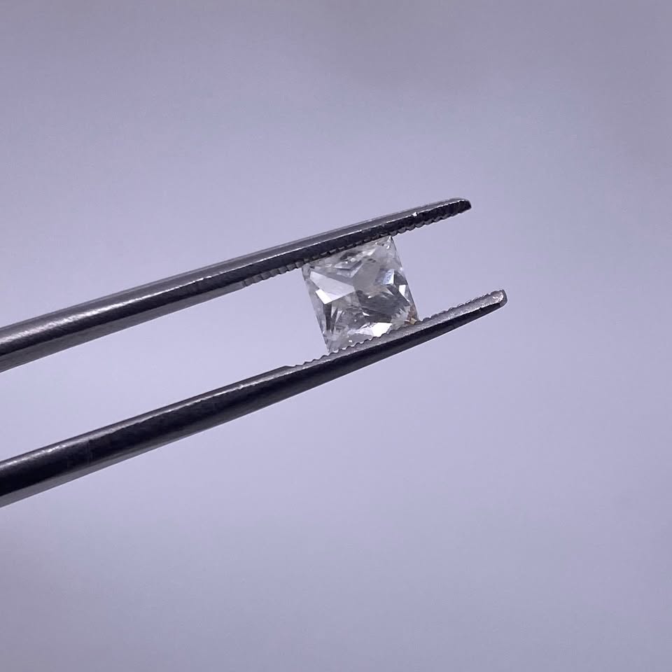 0.98CT GIA CERTIFIED Square Modified Brilliant Cut Loose Diamond Stone