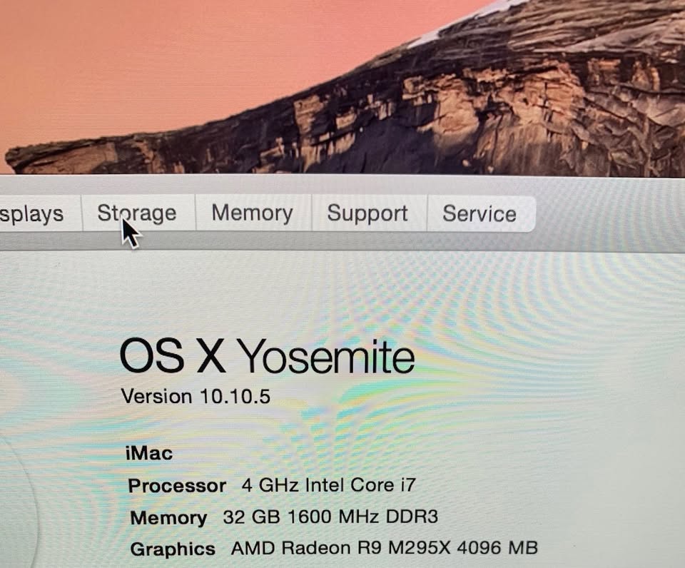 Apple iMac A1419 2014 27-inch, I7, 32GB RAM, 3TB Desktop