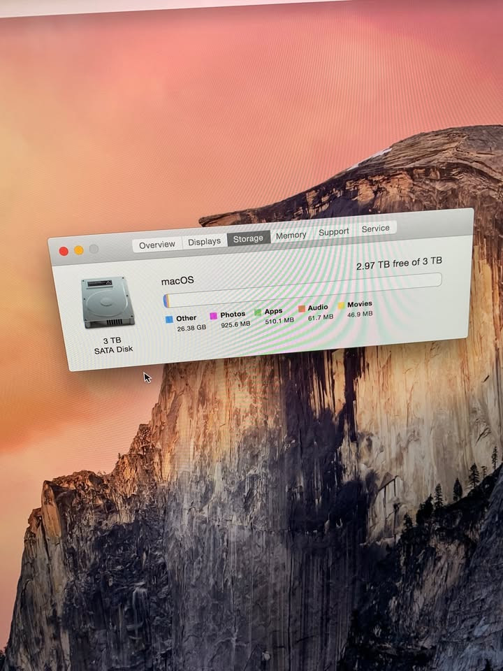 Apple iMac A1419 2014 27-inch, I7, 32GB RAM, 3TB Desktop