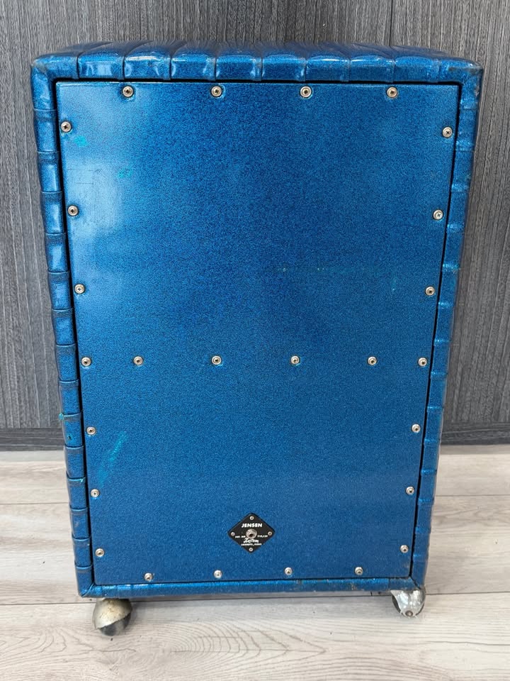 Kustom Jensen 1960's - Sparkle Blue Guitar Cabinet