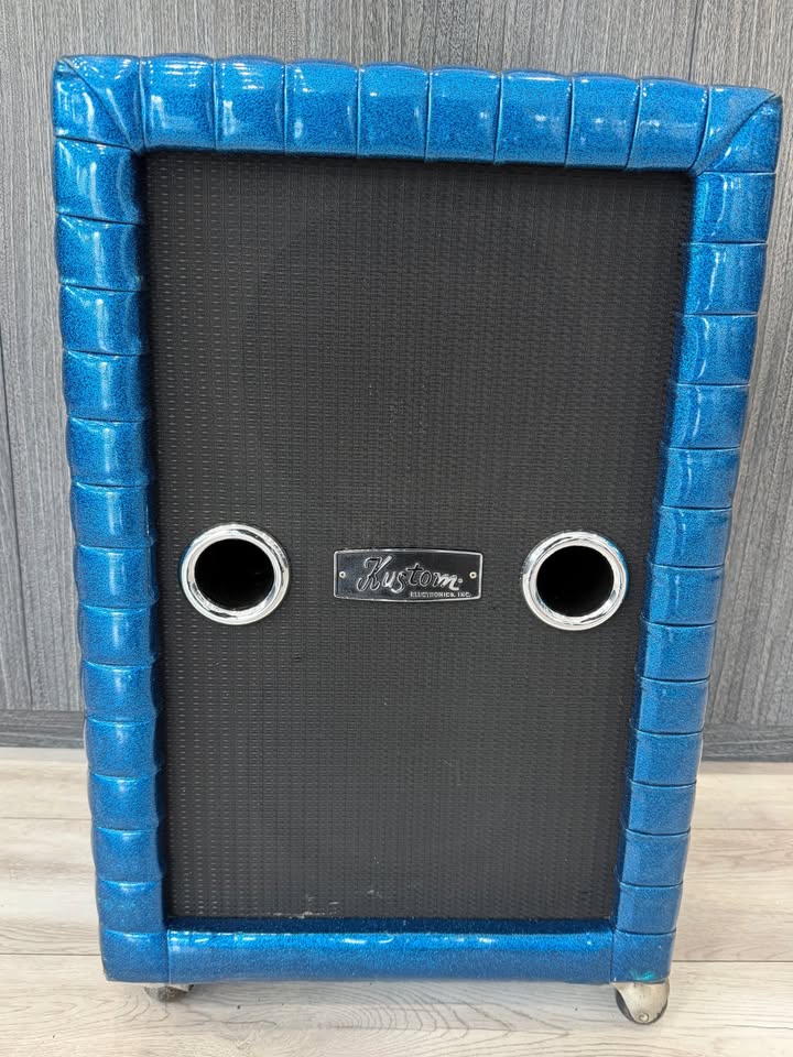 Kustom Jensen 1960's - Sparkle Blue Guitar Cabinet