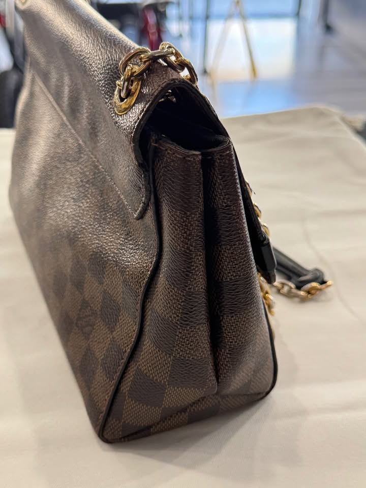 Louis Vuitton Vavin PM Damier Ebene Canvas Shoulder Bag