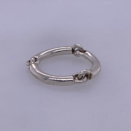 925 Sterling Silver 3 Link Custom Ring