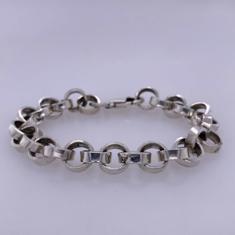 925 Sterling Silver Rolo Bracelet