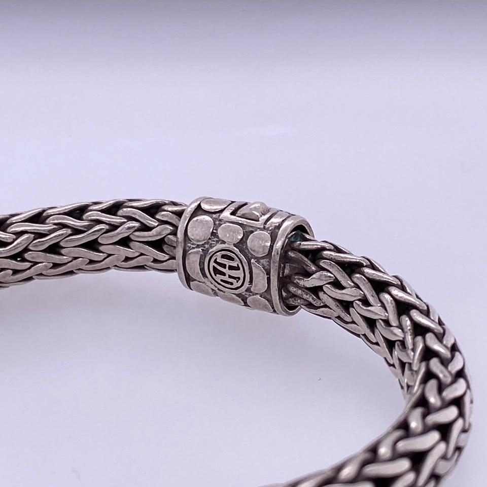 John Hardy Medium Classic Chain Lava Sapphire Bracelet