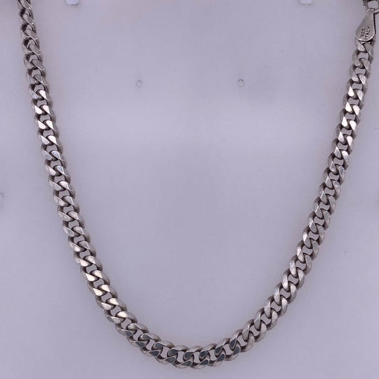 925 Sterling Silver Cuban Link Necklace