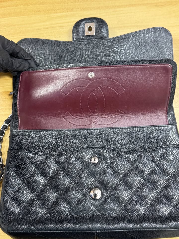 Chanel Classic Flap Jumbo Caviar Quilted Shoulder Bag