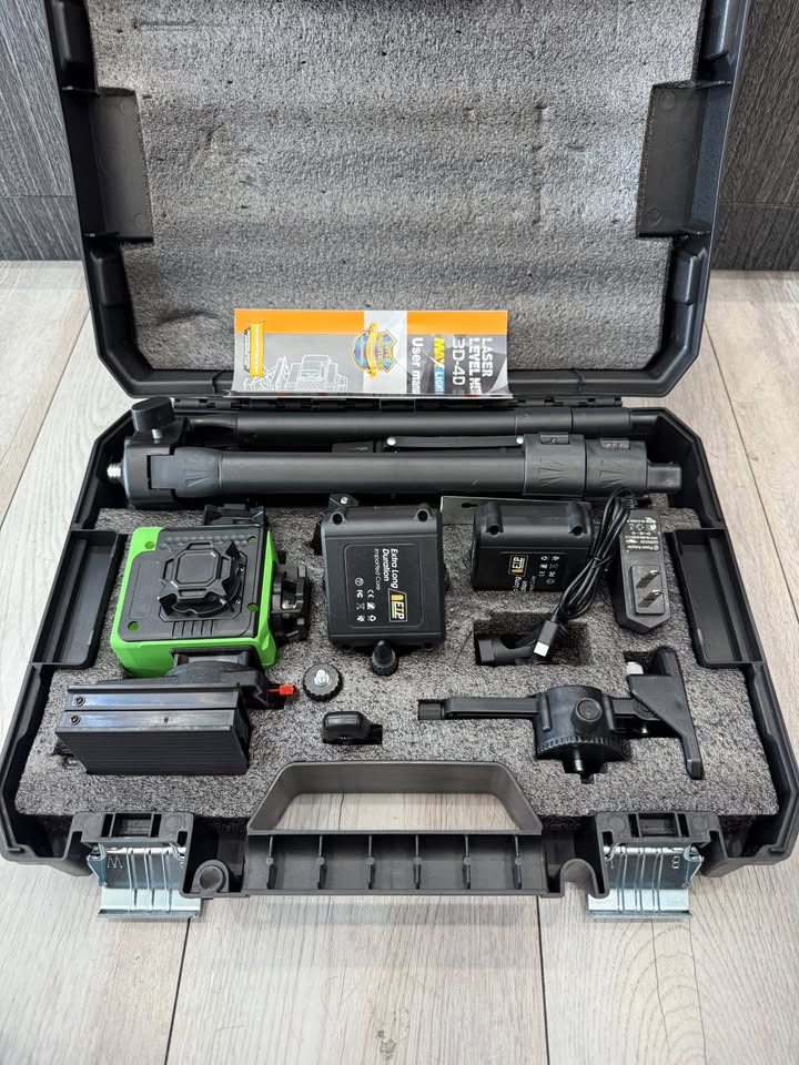 Wildora 16 Green Lines Laser Level Set with Tripod, Remote Controller 4D 4x360° Self-Leveling