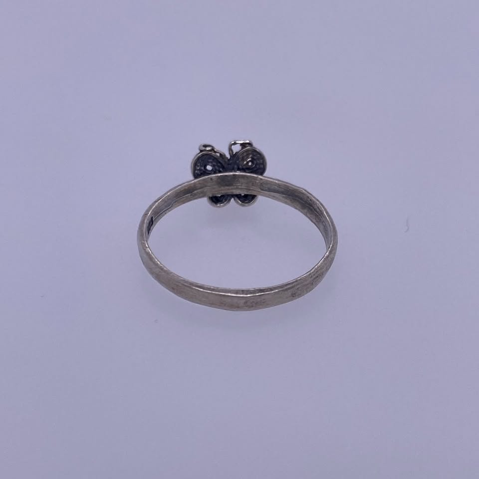 925 Sterling Silver Ring With Butterfly Design