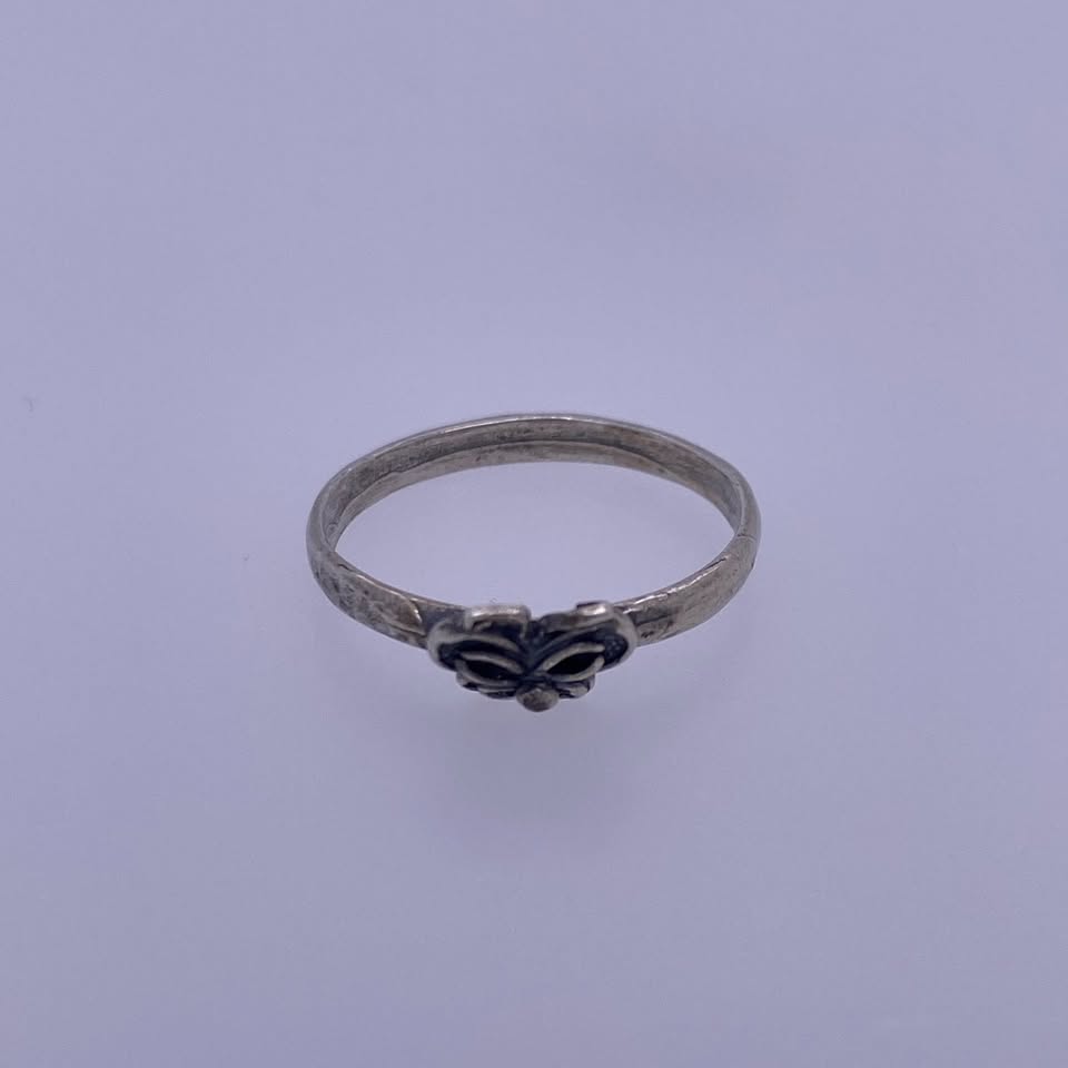 925 Sterling Silver Ring With Butterfly Design