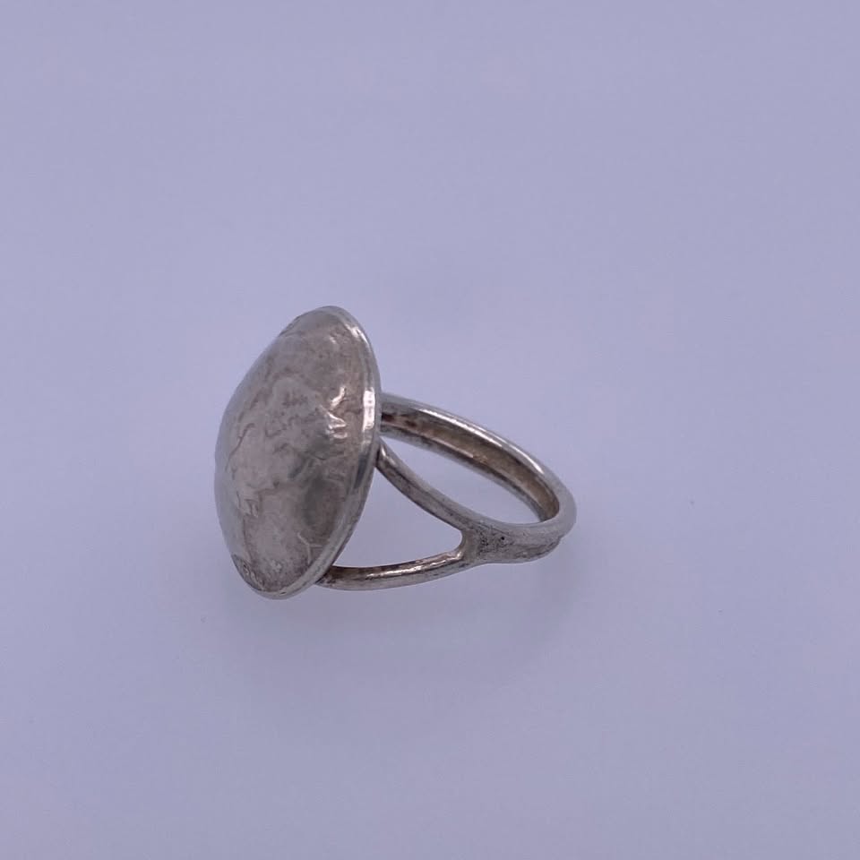 925 Sterling Silver Liberty Mushroom Ring