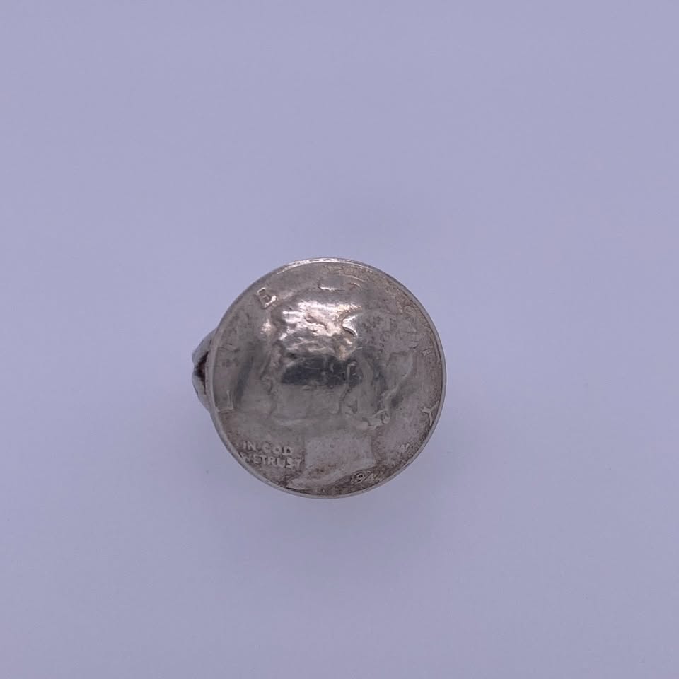 925 Sterling Silver Liberty Mushroom Ring