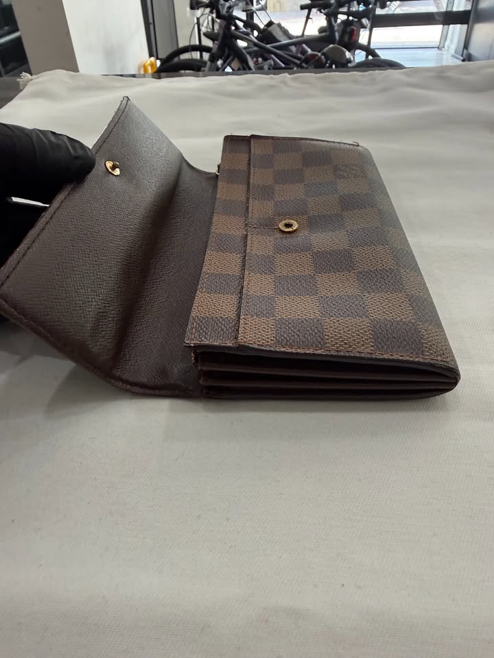 Louis Vuitton Damier Ebene Sarah Wallet