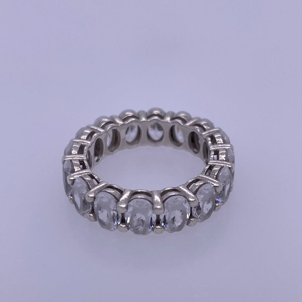 925 Sterling Silver Ring With CZ Stones