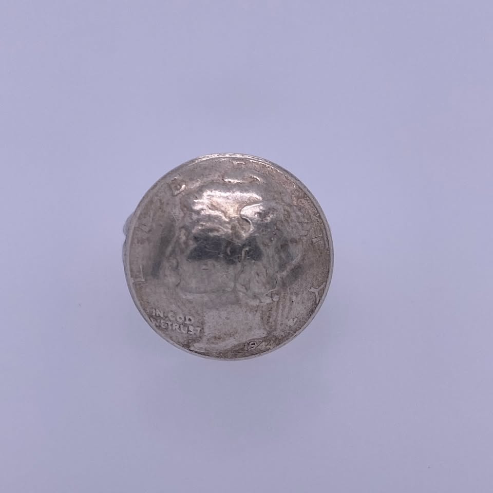 925 Sterling Silver Liberty Mushroom Ring