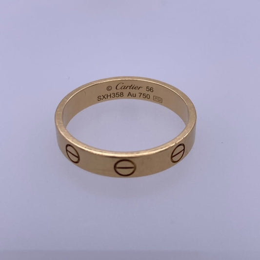 18k Cartier Yellow Gold LOVE Wedding Band