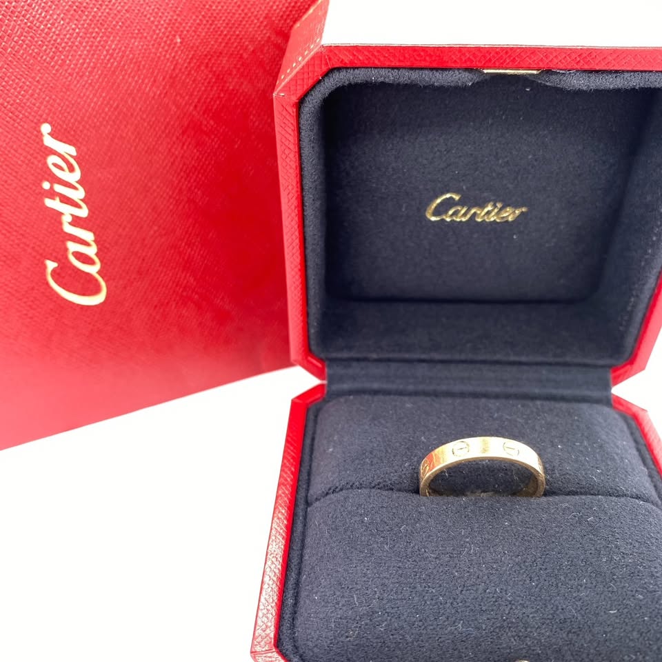 18k Cartier Yellow Gold LOVE Wedding Band