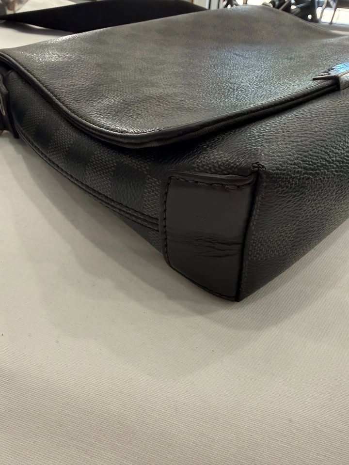 Louis Vuitton Damier Graphite Canvas District PM Messenger Bag-With Authenticity