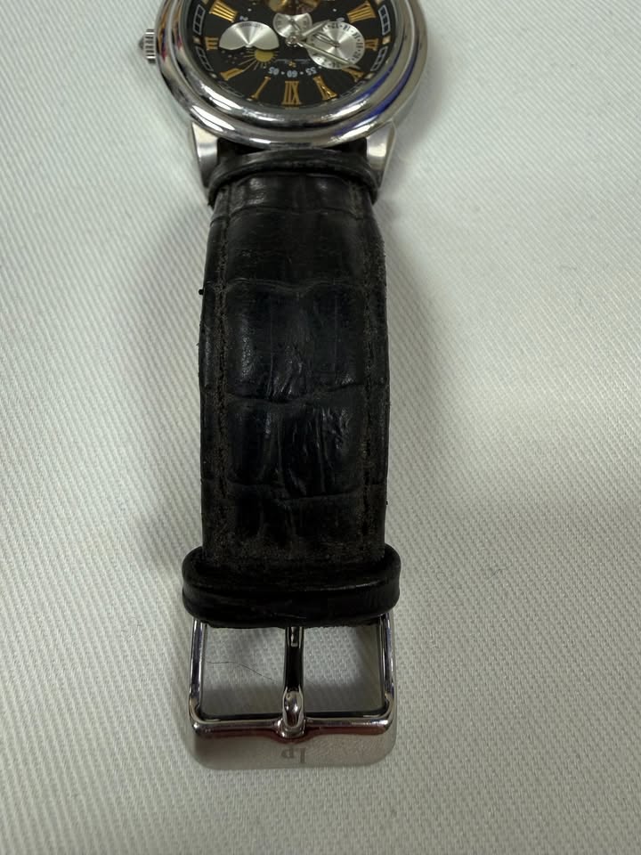 Lucien Piccard Moon Phase Watch 28116BK