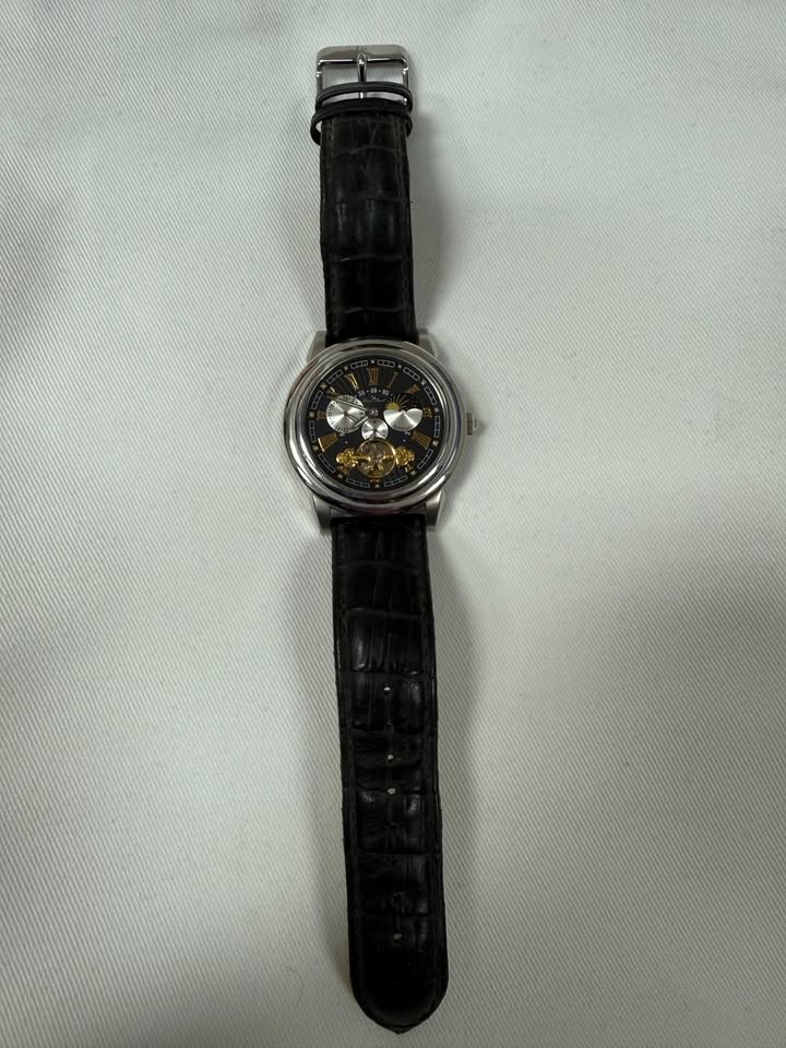 Lucien Piccard Moon Phase Watch 28116BK