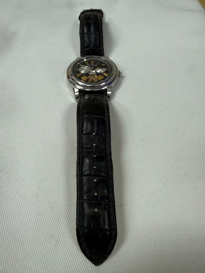 Lucien Piccard Moon Phase Watch 28116BK
