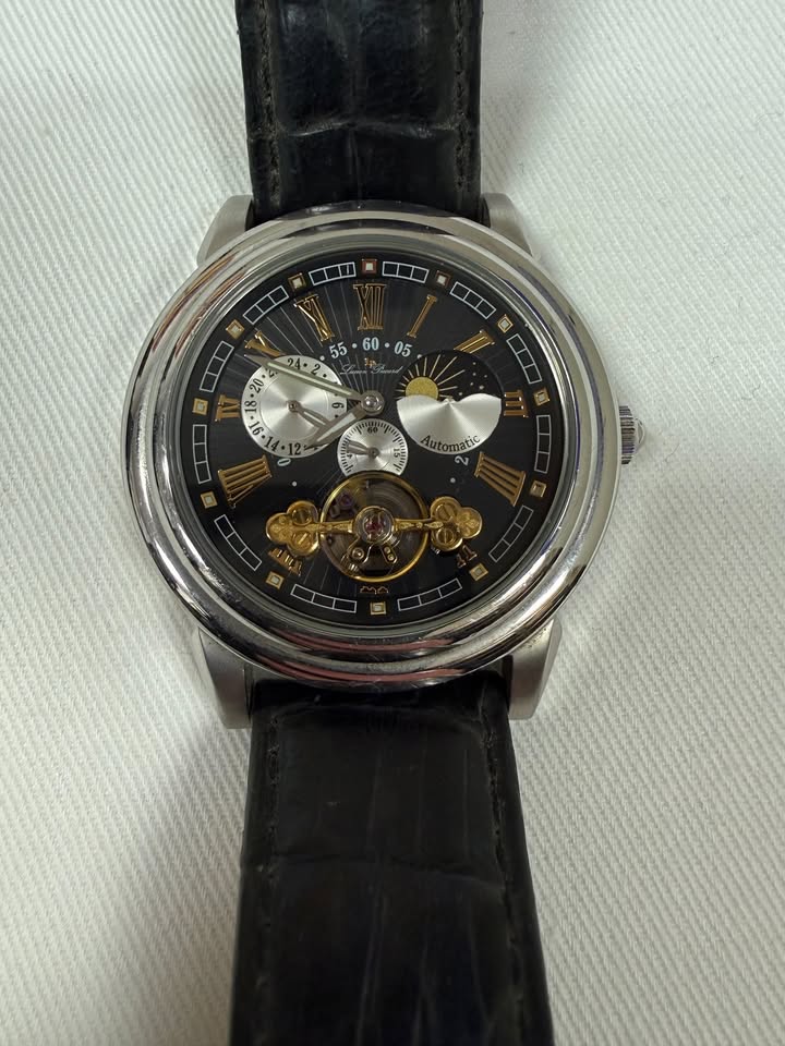 Lucien Piccard Moon Phase Watch 28116BK