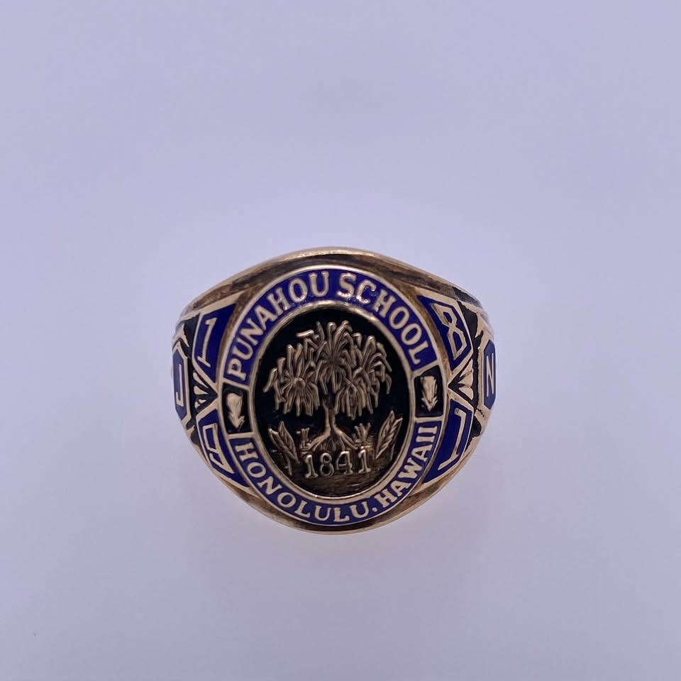 10K Yellow Gold-Punahouse School Ring