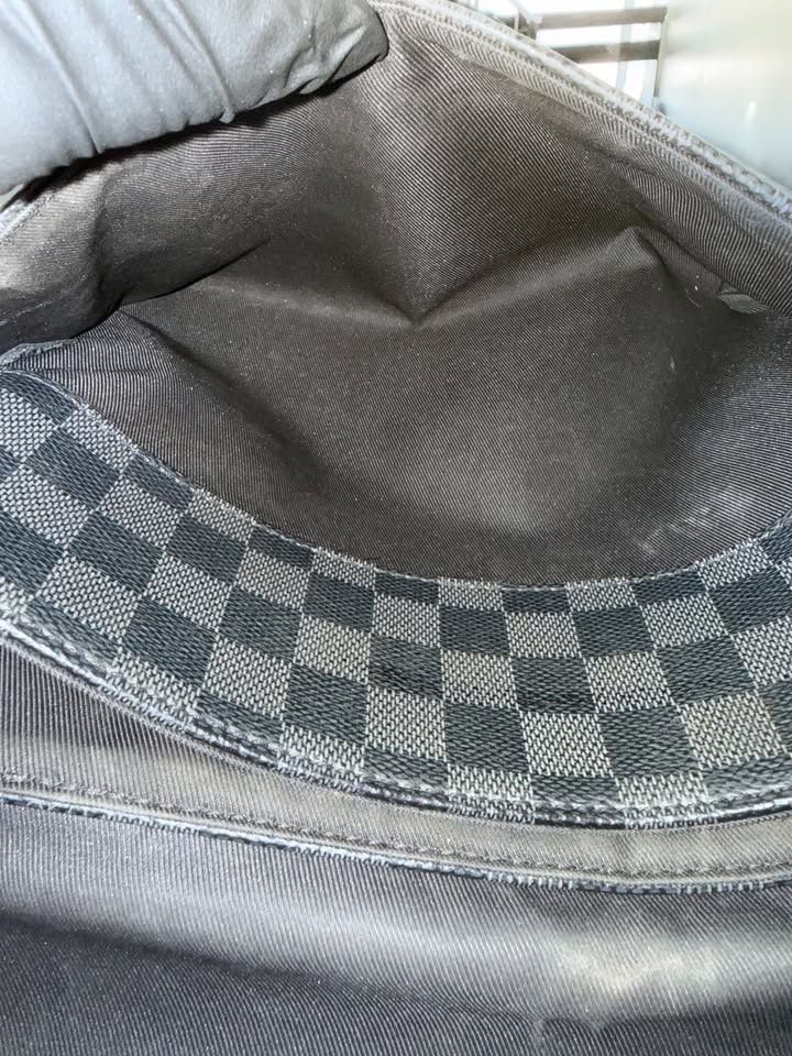Louis Vuitton Damier Graphite Canvas District PM Messenger Bag-With Authenticity